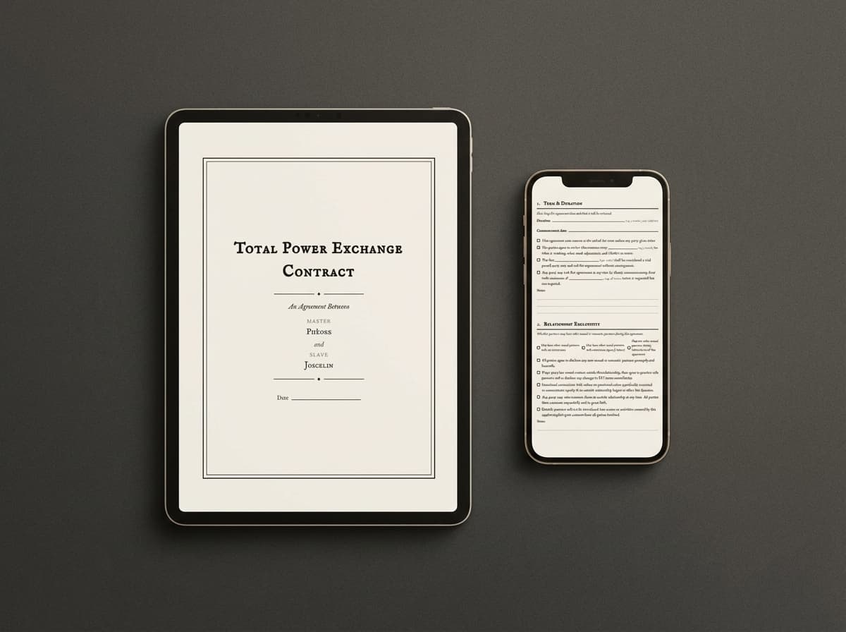 Custom BDSM Contract PDF